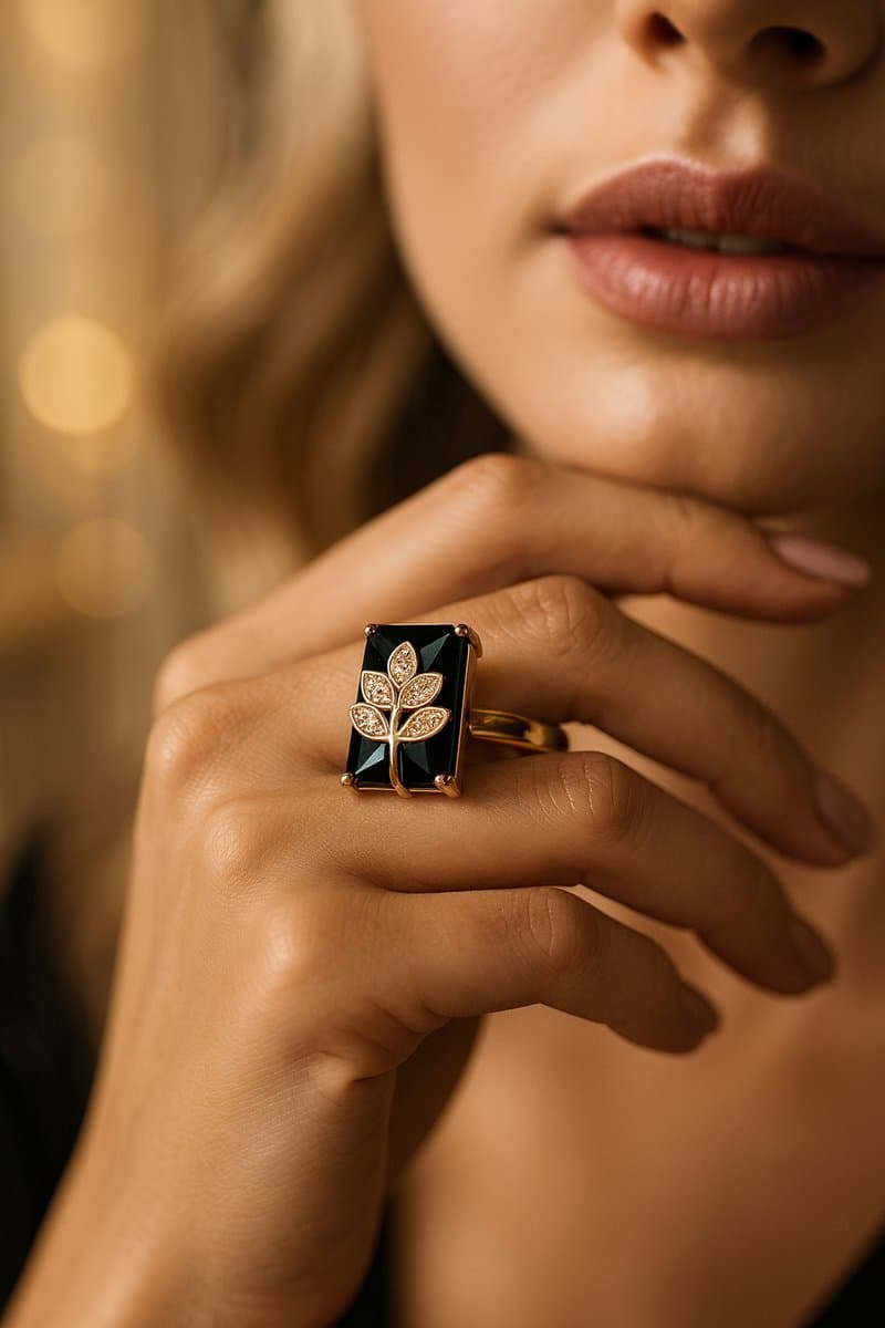 Ethereal Solitaire Ring