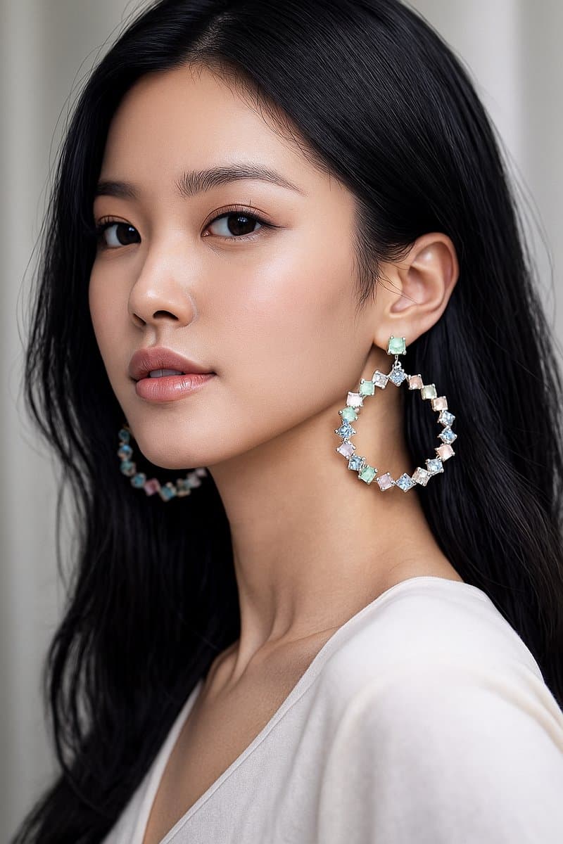 Multistone Earrings thumbnail 3